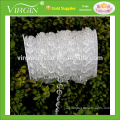 Wholesale clear crystal acrylic bead chain, water beads for christmas tree decoration